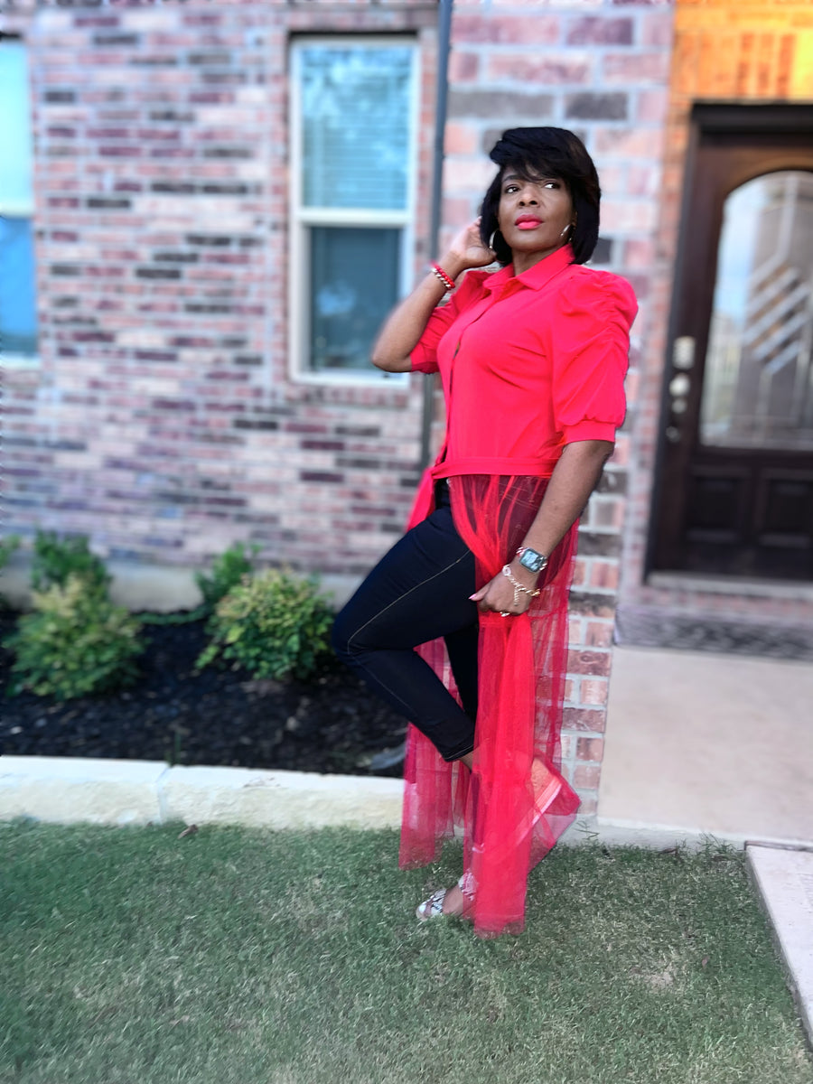 Mesh Short Sleeve Top – 3BG Inc