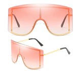 Big Frameless Sunglasses