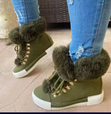 Women's Furry Ankle Boots